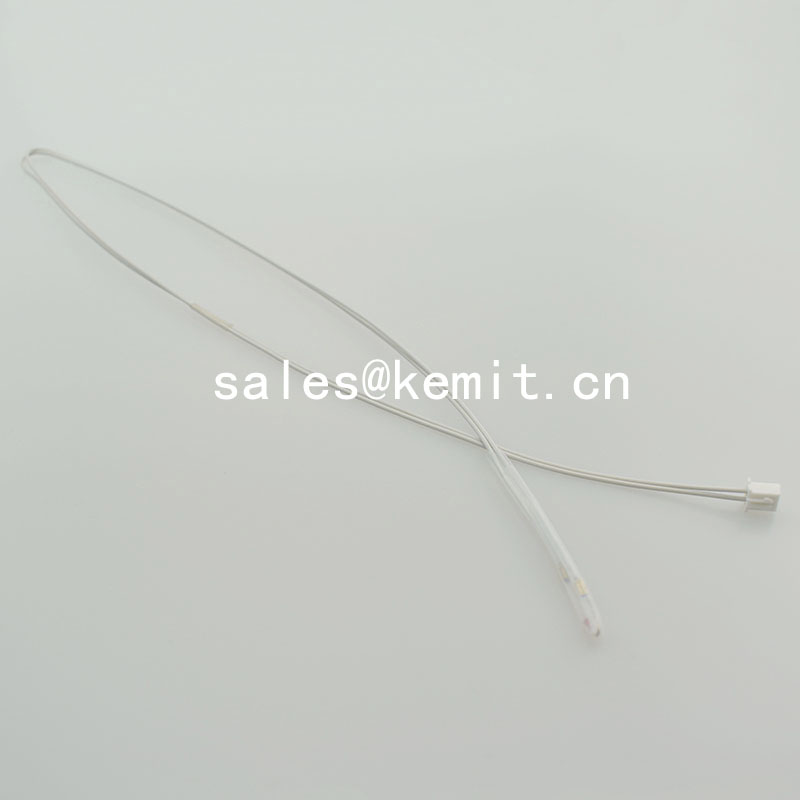 KT1067 teflon tube 100K NTC thermistor for hair dryer