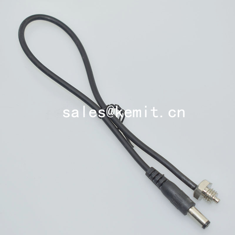 KT1103 overmolded DC plug temperature sensor for power supply