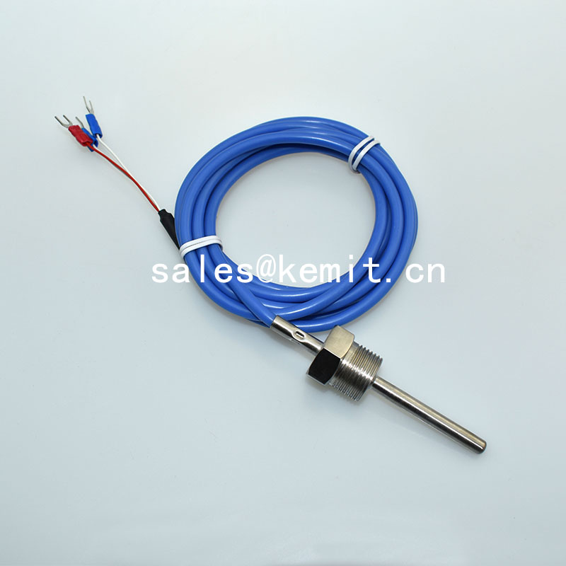 KTR1235 NPT threaded immersion PT100 RTD sensor